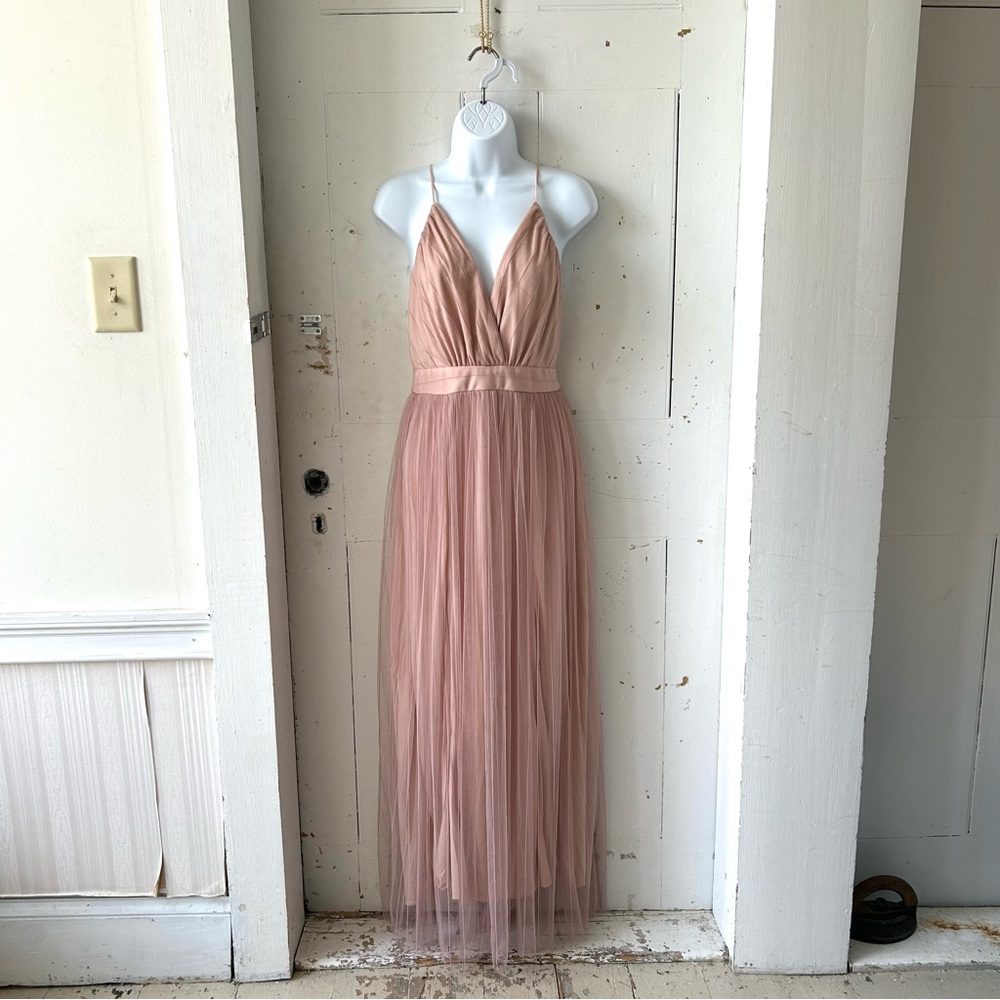Simplee Mesh Lace Fairy Dress with Strappy Back NWT MD